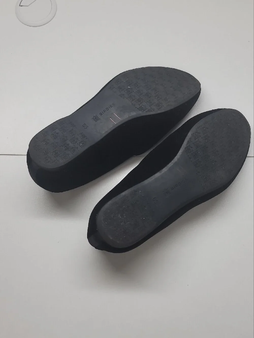 Birdies The Starling Black Velvet Slip-On Loafers Size 6.5